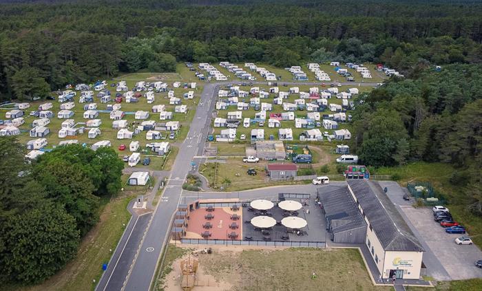 Campsite within Pembrey Country Park